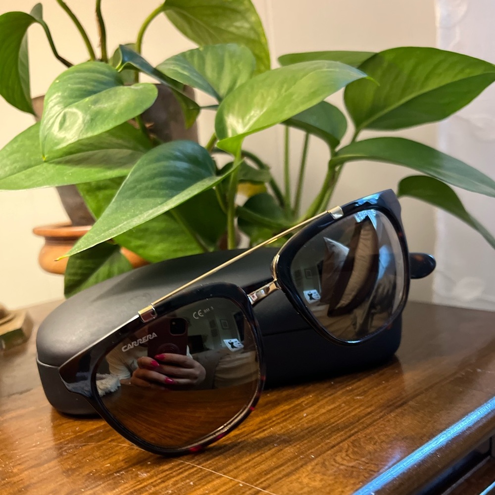 Carrera mirrored brown sunglasses
